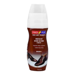 Power Plus Instant Shoe Shine Liquid Brown 75ml