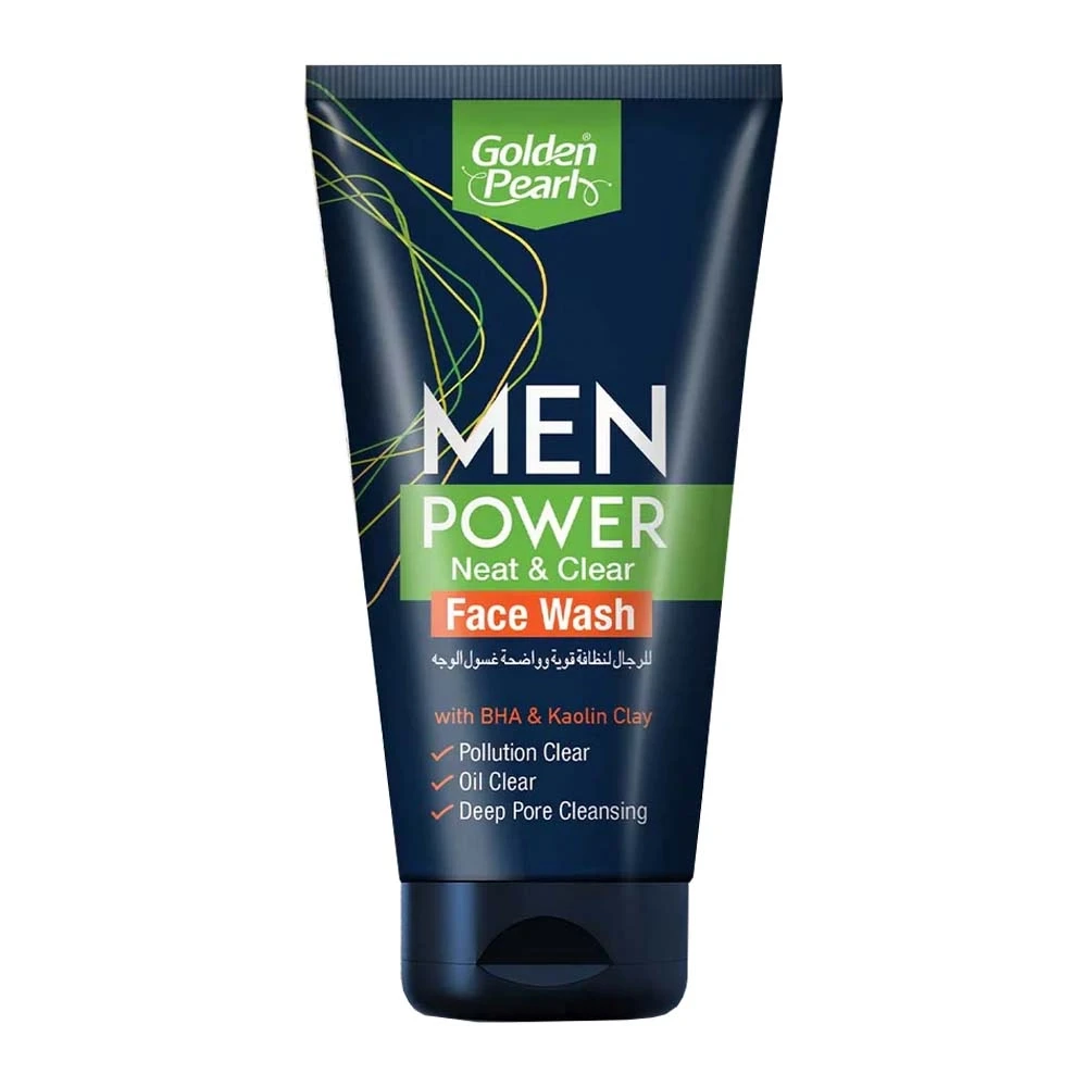 Golden Pearl Men Power Neat & Clear Face Wash 150ml