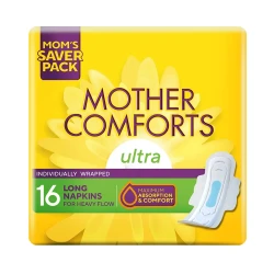 Mother Comfort Maternity Pads 16 Long Napkins