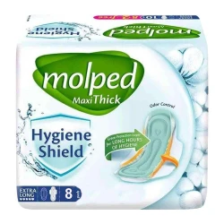 Molped Maxi Thick Hygiene Shield Long Pads 9 Pads