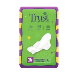 Trust Thicks Wings Long Stick Ons 16 Pcs Sanitary Napkins