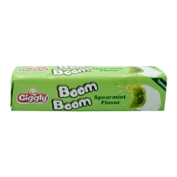 Giggly Boom Boom Spearmint Flavor Bubble Gum Stick 23gm