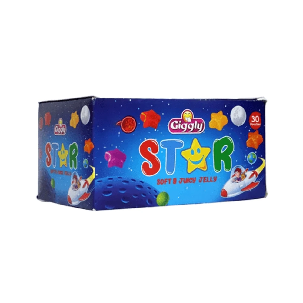 Giggly Star Jelly Pack of 10