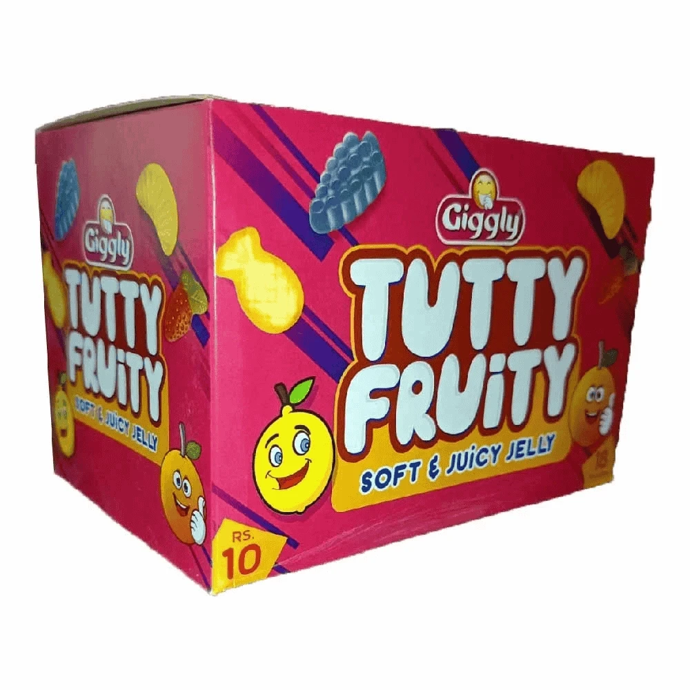 Giggly Tutty Fruity Soft & Juice Jelly 10 Pcs Rs: 30/-