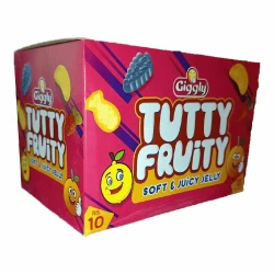 Giggly Tutty Fruity Soft & Juice Jelly 10 Pcs Rs: 30/-