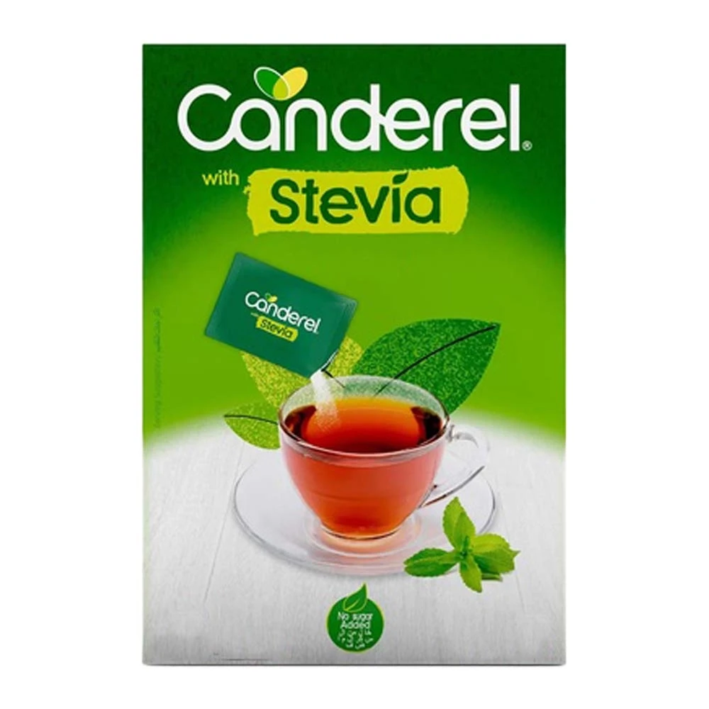 Canderel with Stevia Zero Calorie Sweetener 50-Sachets