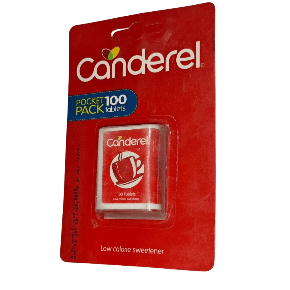 Canderel Low Calorie Sweetener 100-Tablets Pocket Pack