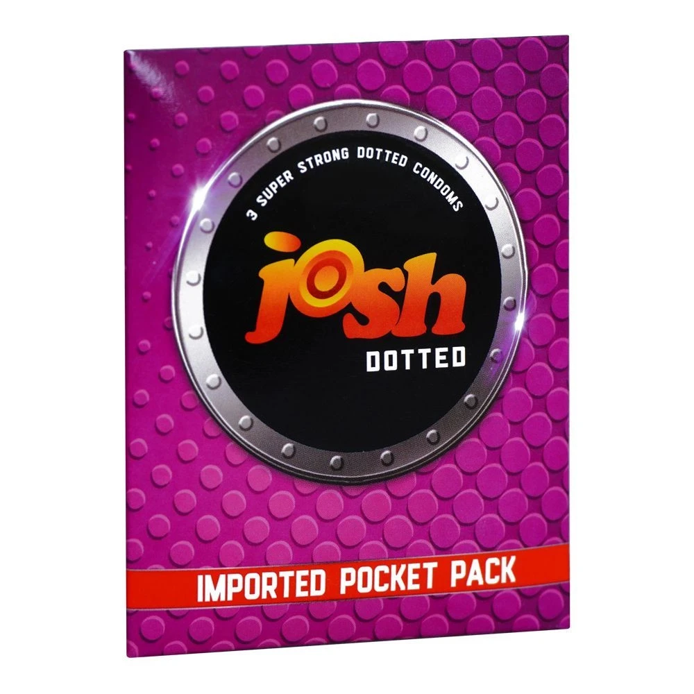 Josh Dotted Condoms 3-Pcs