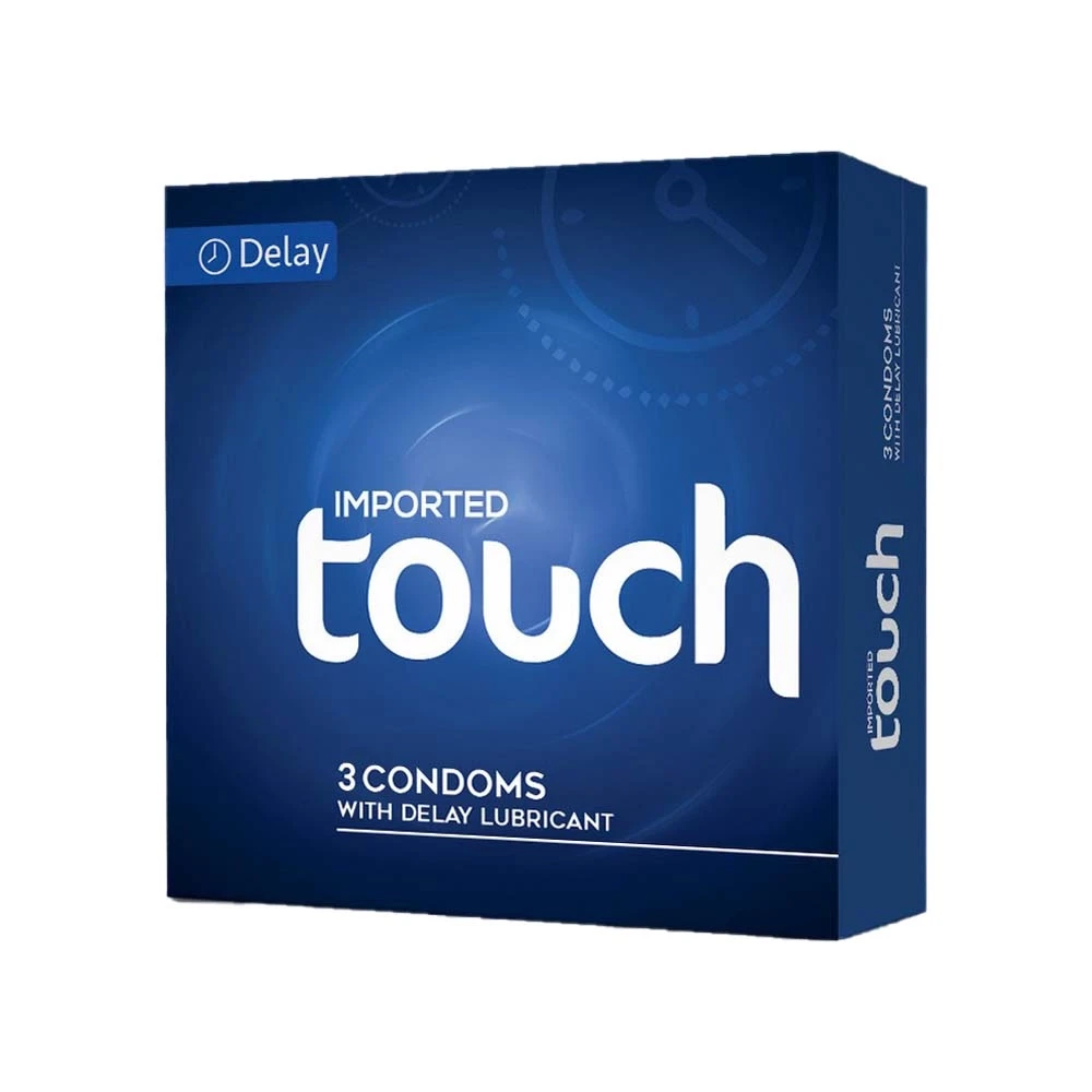 Touch Delay Lubricant Condoms 3-Pcs