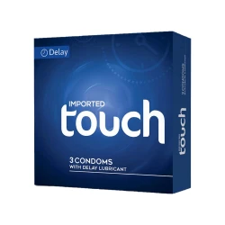 Touch Delay Lubricant Condoms 3-Pcs