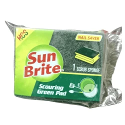 Sun Brite Nail Saver Scouring Green Pad