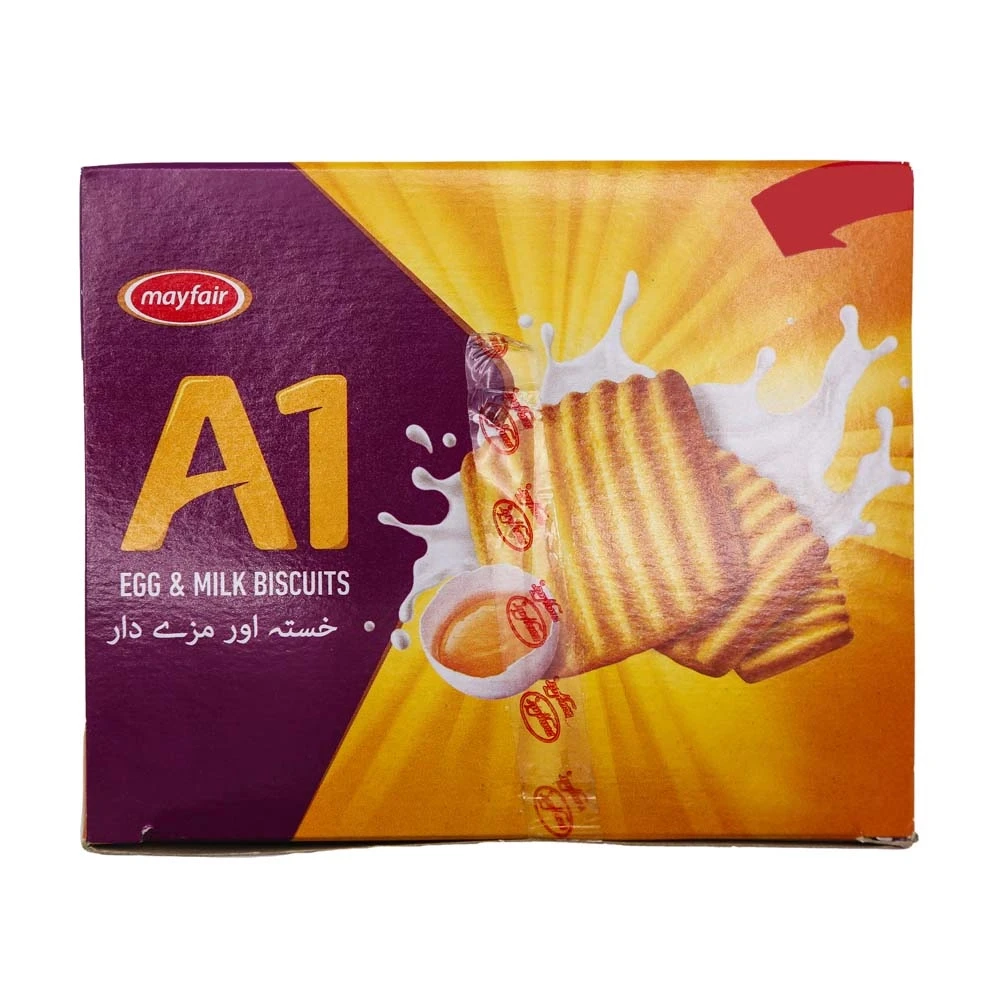 Mayfair A1 Egg & Milk Biscuits 12 Half Rolls Box
