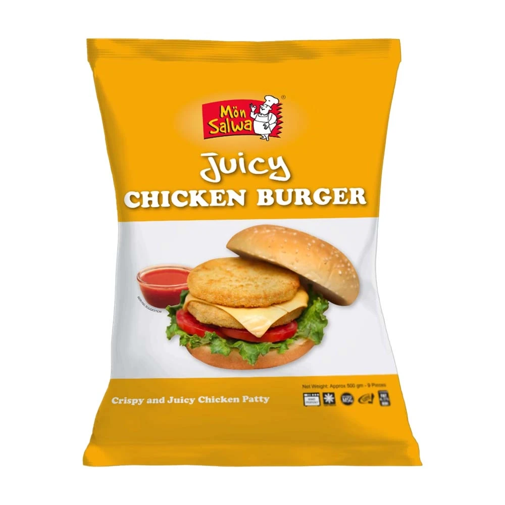 MonSalwa Juicy Chicken Burger 9-Pcs 500gm