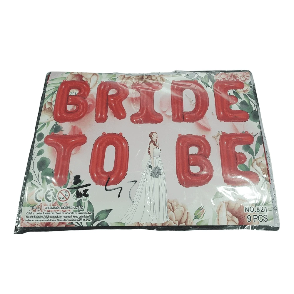 Bride to be Balloons 9pcs