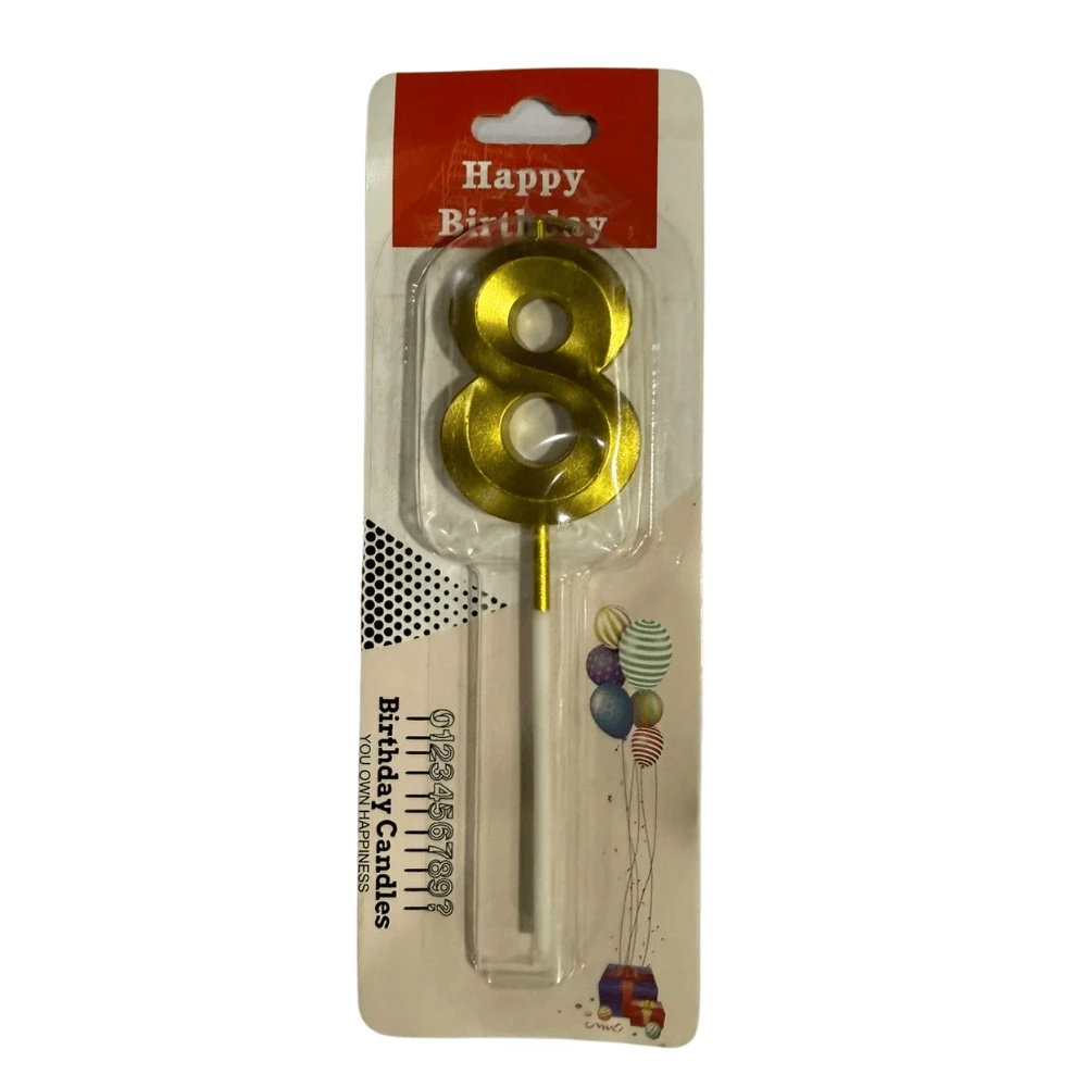 Happy Birthday Numbring Candles #8
