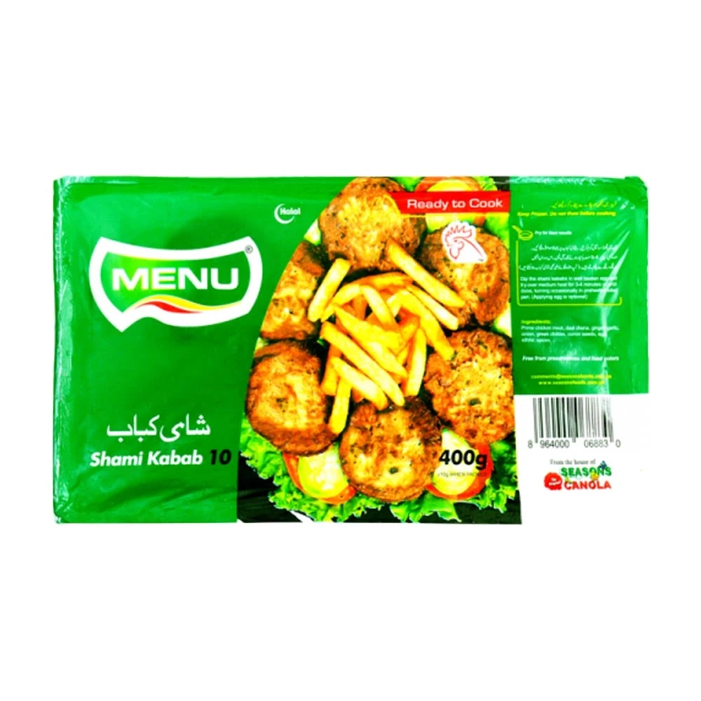 Menu Shami Kabab 10-Pcs 400gm