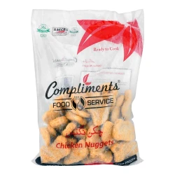 Compliments Food Service Chicken Nuggets 500gm Poly Bag by Menu
