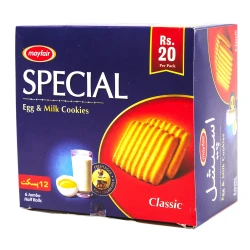 Mayfair Special Egg & Milk Cookies 12 Half Rolls Box