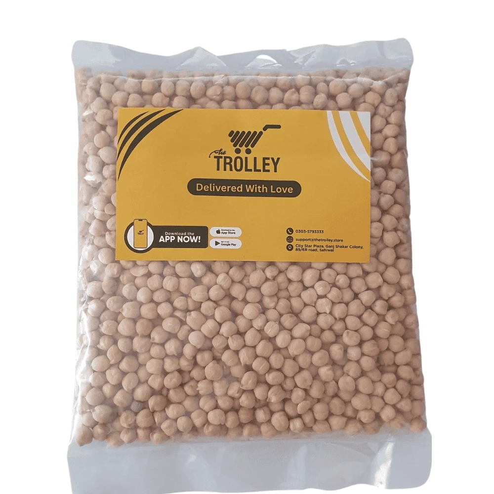 White Chana Bold 500gm (سفید چنا موٹا)