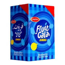 Mayfair Fruit Gala Jumbo Blueberry Flavoured Chew 100-Pcs Box