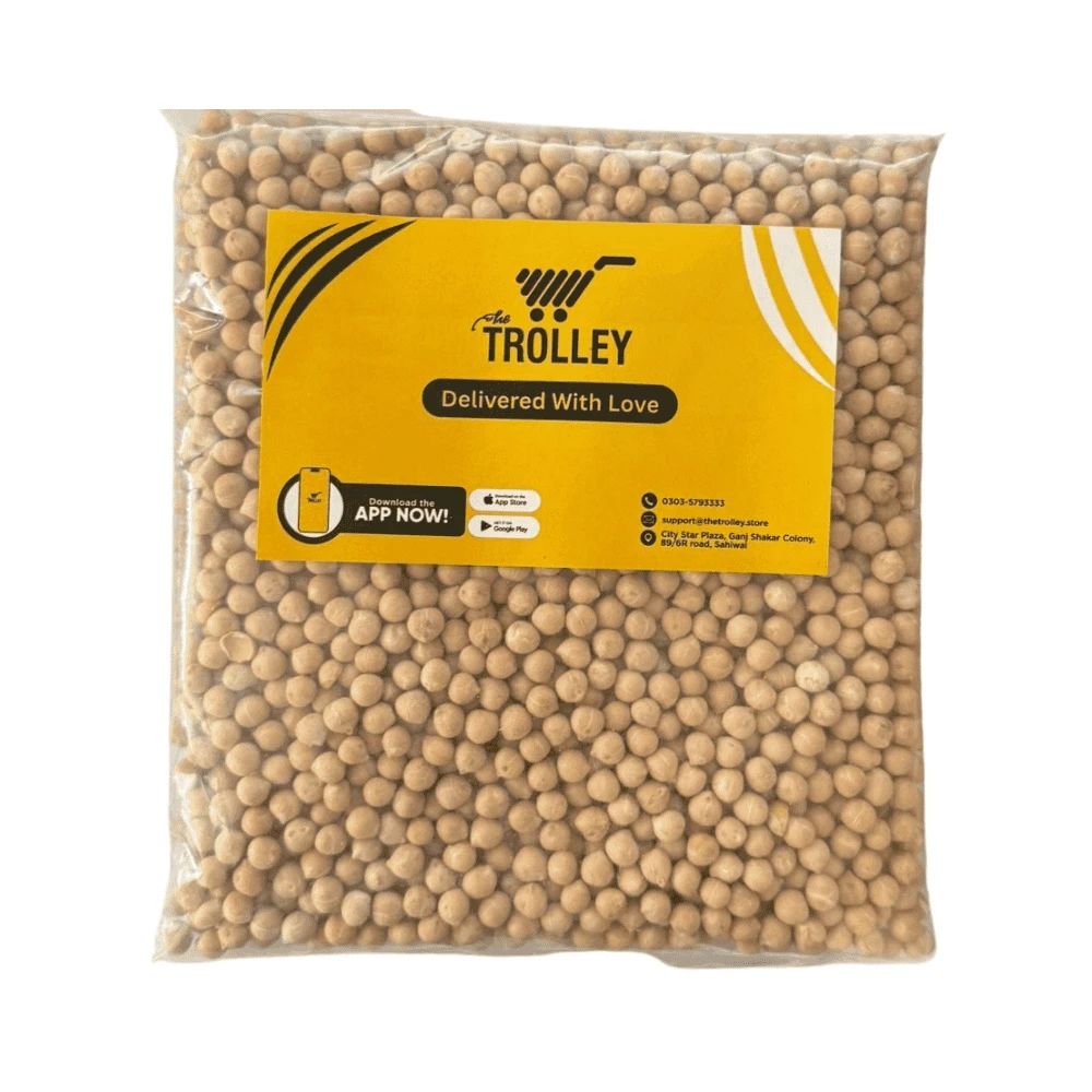 White Chana Bareek 500gm (سفید چنا باریک)