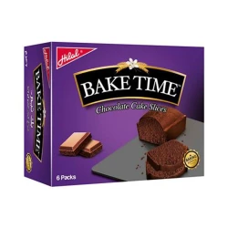 Hilal Bake Time Rich Chocolate Cake Slices 6 Packs Box