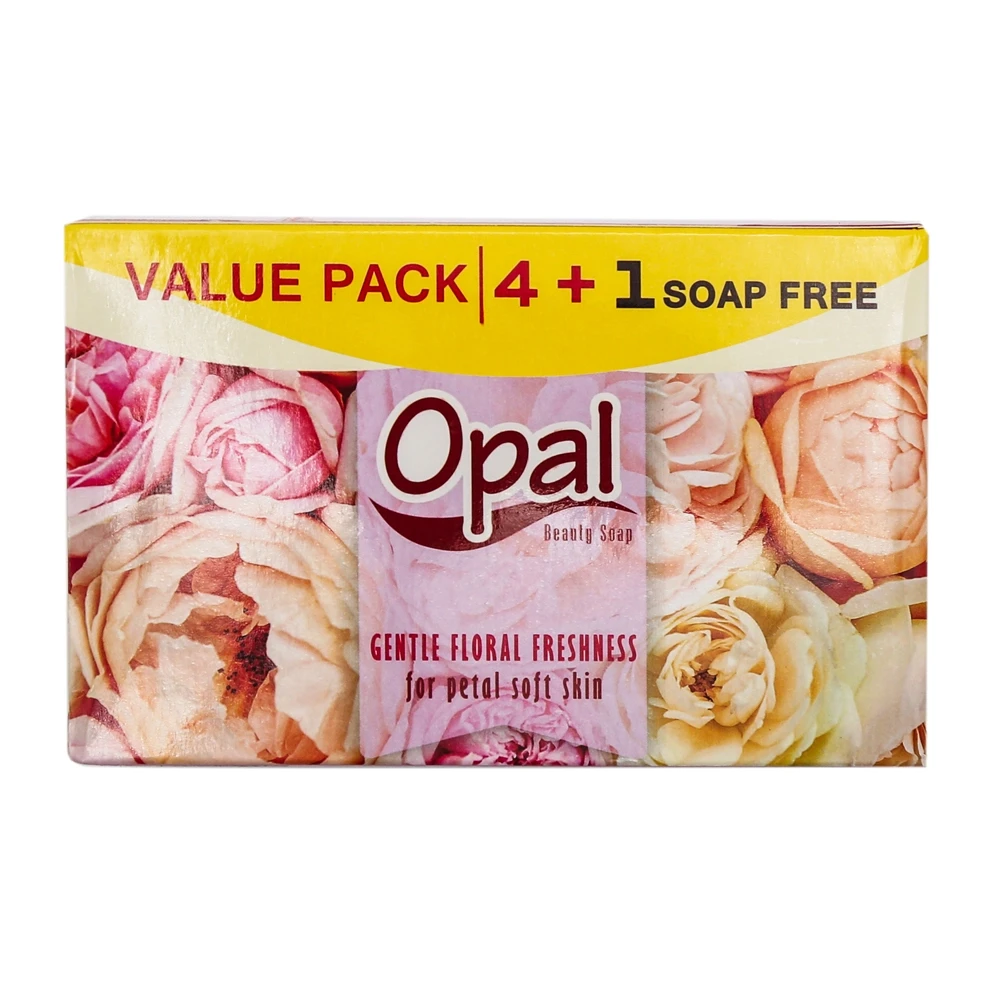 Opal Gentle Floral Freshness Beauty Soap 300gm 4+1 Free Value Pack