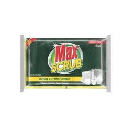 Max Scrub Grease Cutting Sponge 2in1 Saver Pack