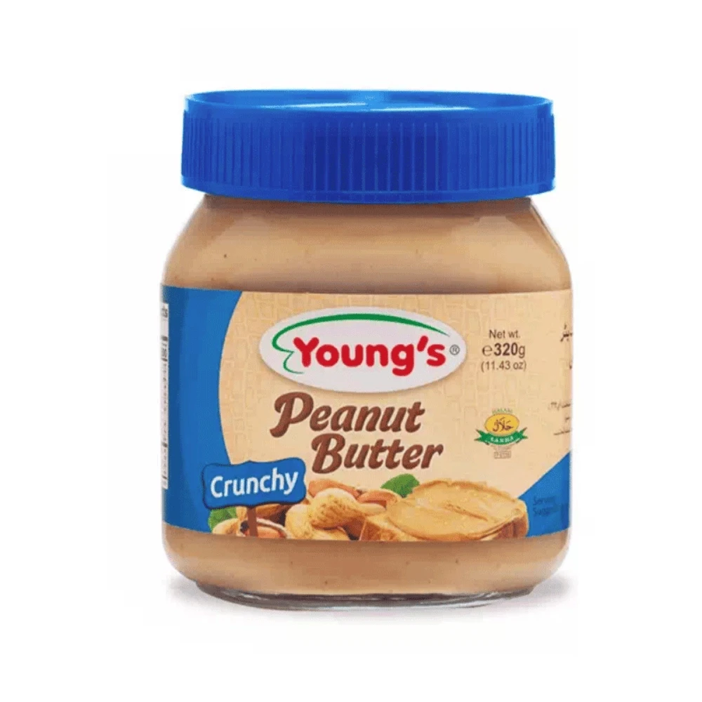 YOUNGS PEANUT BUTTER CRUNCHY 320GM