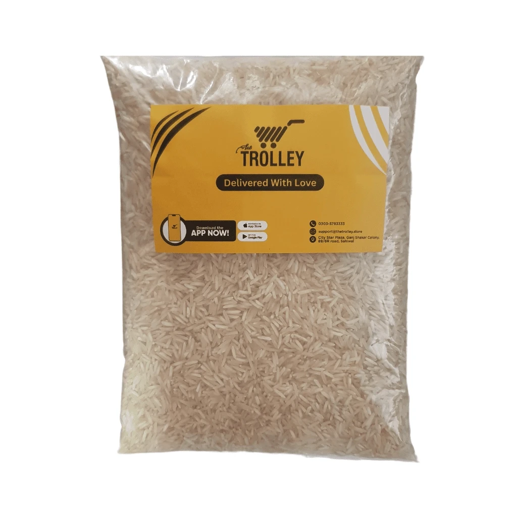 Trolley Export Quality Kainat 1121 Double Steam Rice 1 Kg