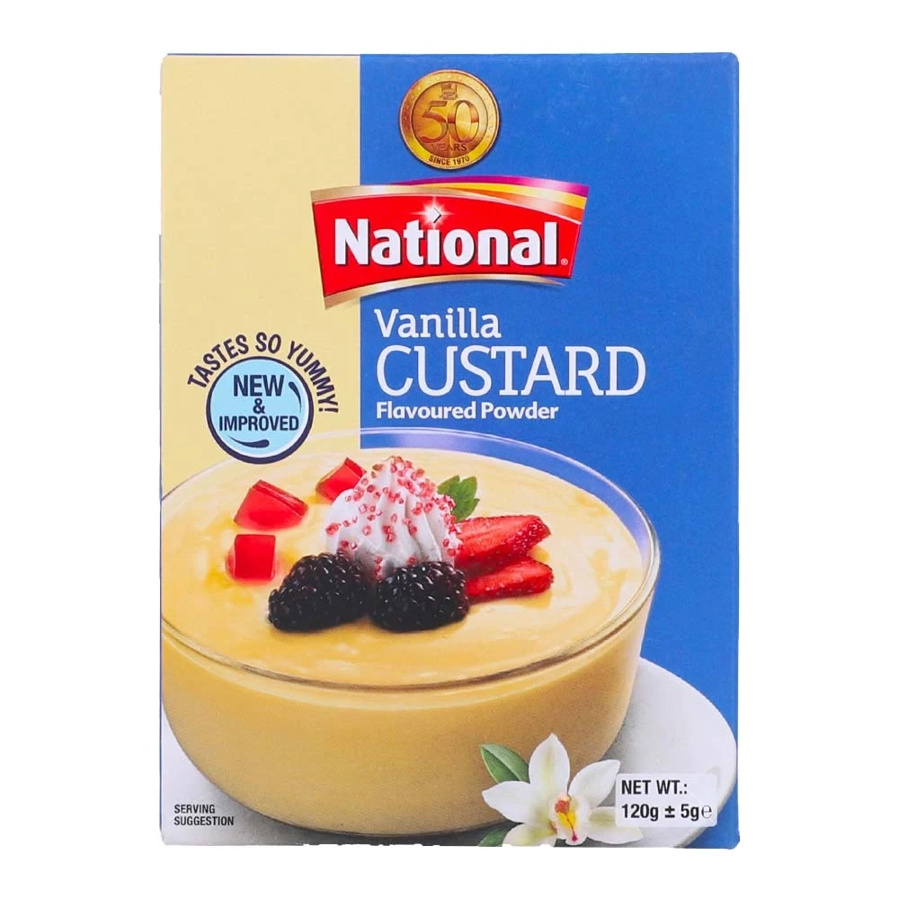 National Vanilla Custard Powder 120gm