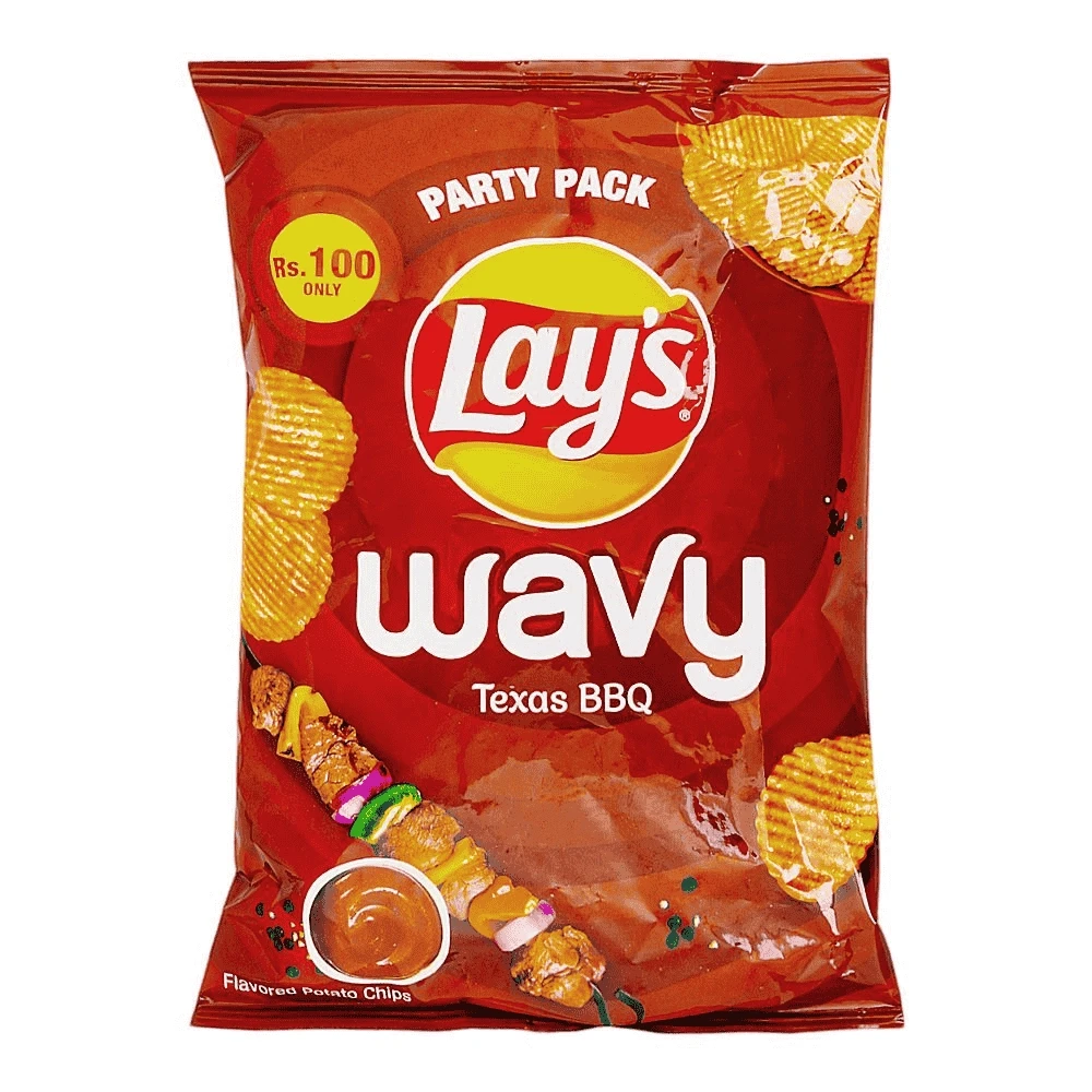 Lays Wavy Texas BBQ Rs. 100