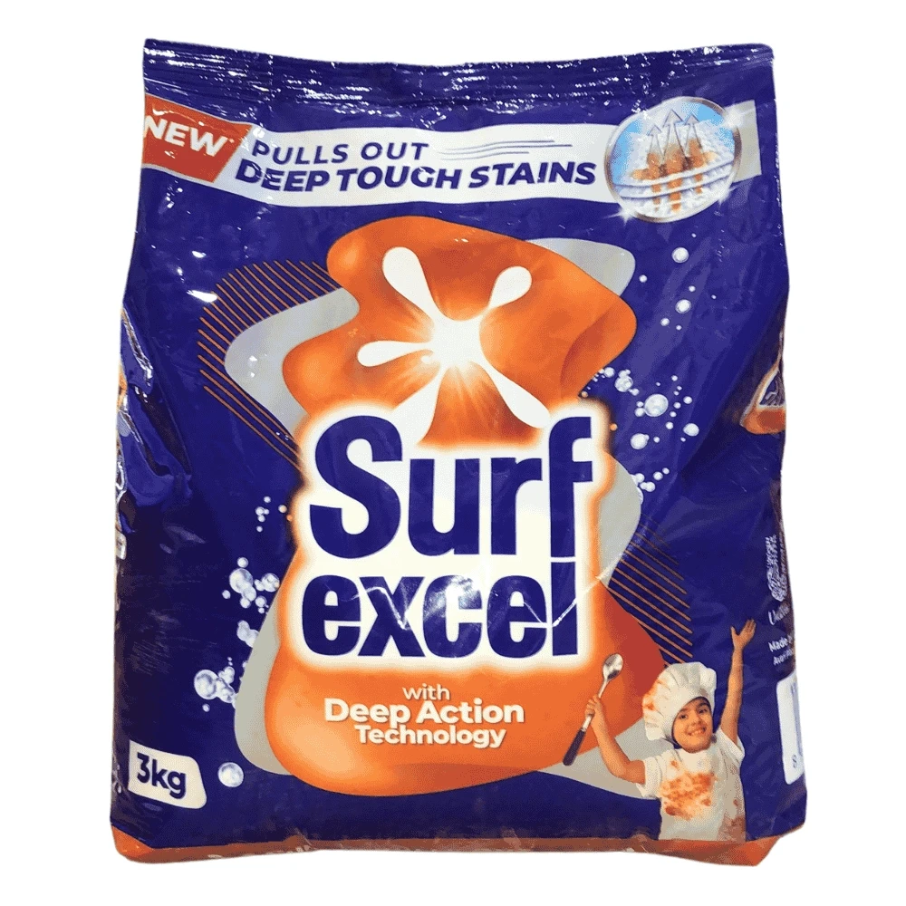 Surf Excel With Deep Touch Stains Powder 3kg