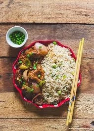 Fish Chilli Dry (With Rice)
