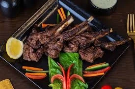 Mutton Champ Spicy/Namkeen Half