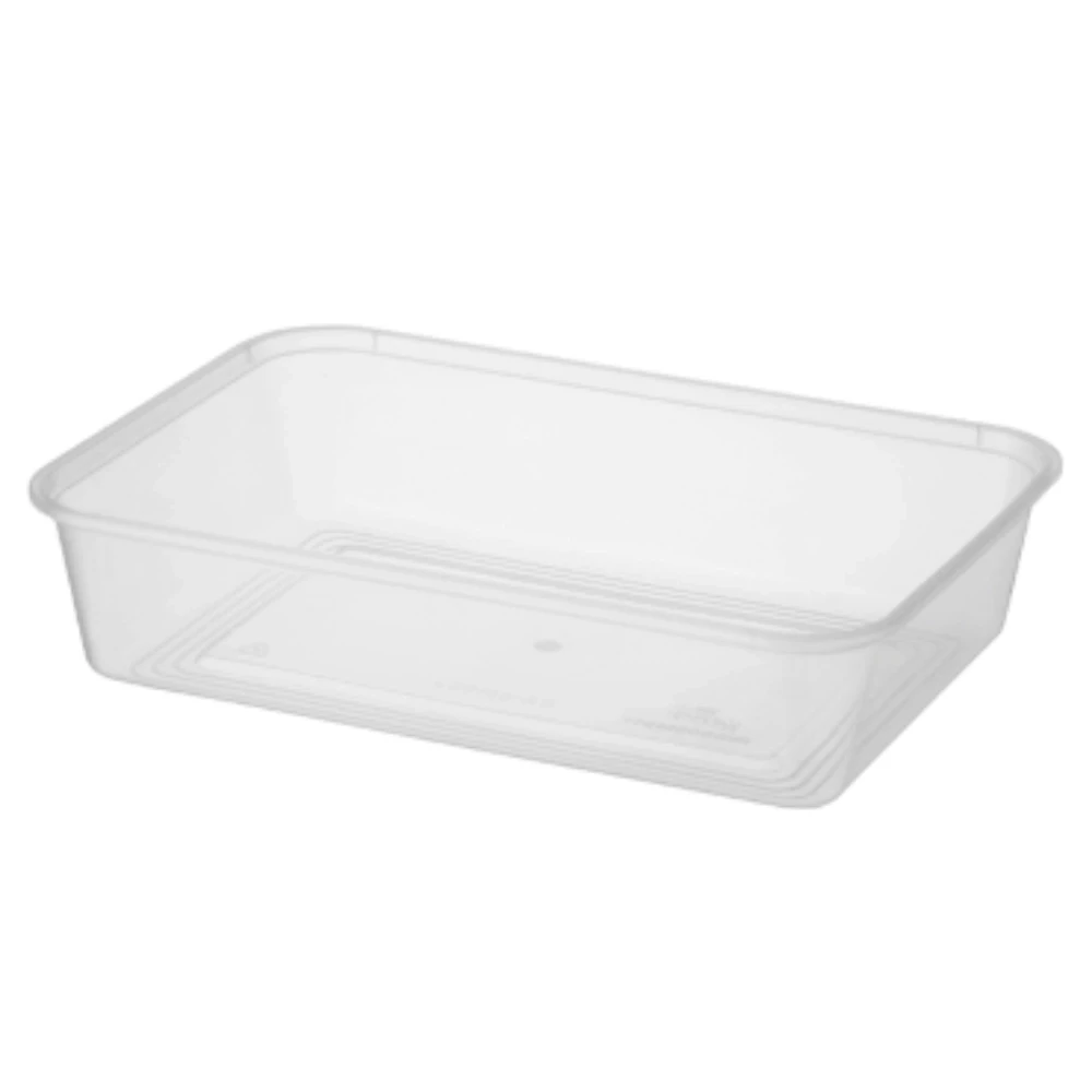 Disposible 500ml Plastic Box With Lid 5pcs
