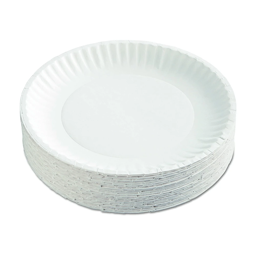 Disposable Styrofoam Plates Small 25-Pcs