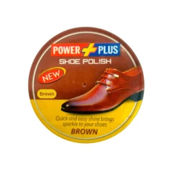 Power Plus Brown Shoe Polish 20ml