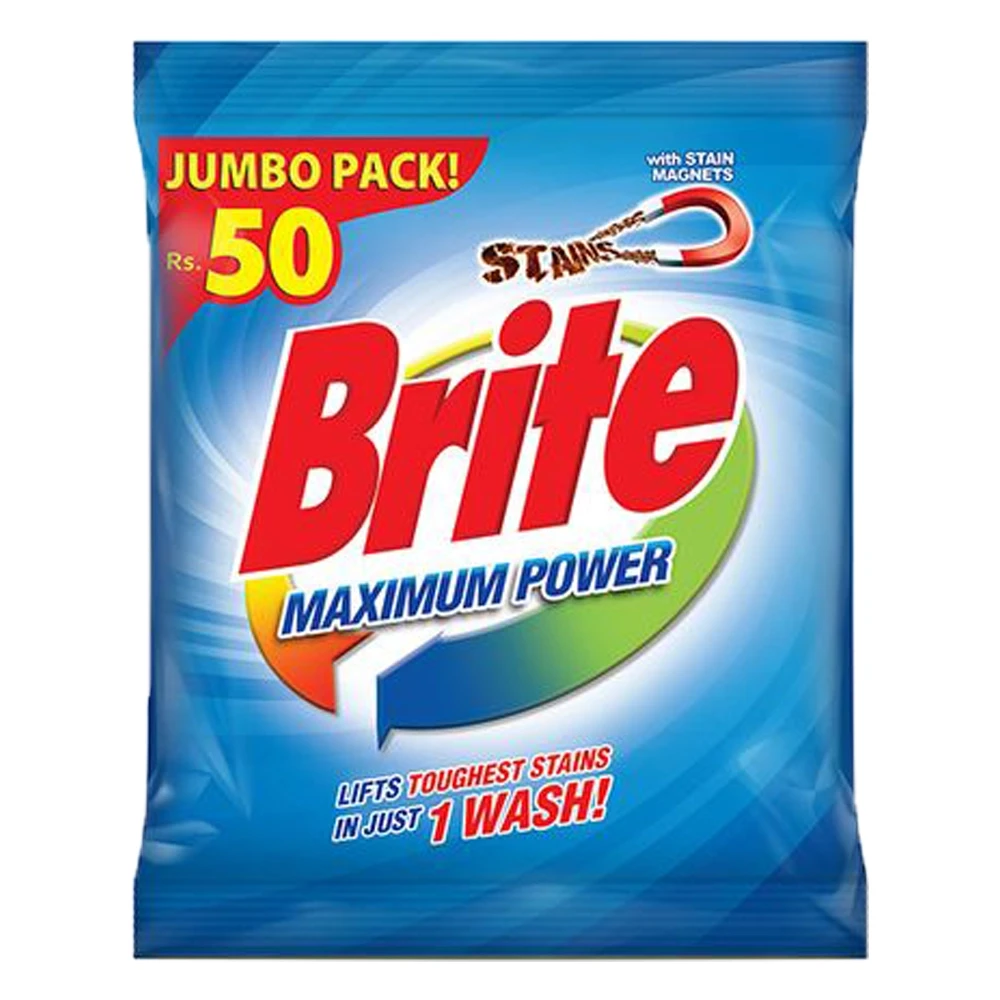 Brite Maximum Power Washing Powder Rs.50