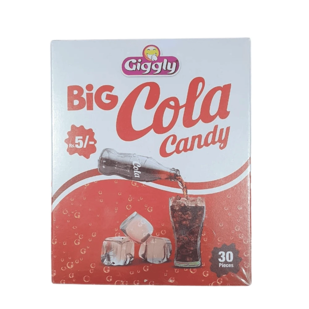 Giggly Big Cola Candy 30 pieces Rs.5/- Box