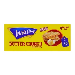 Inovative Butter Crunch Biscuits 8 Mini Half Rolls Box