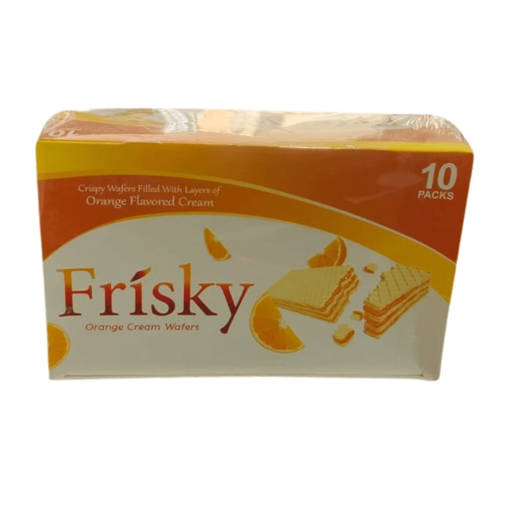 Inovative Frisky Orange Cream Wafers 10 packs