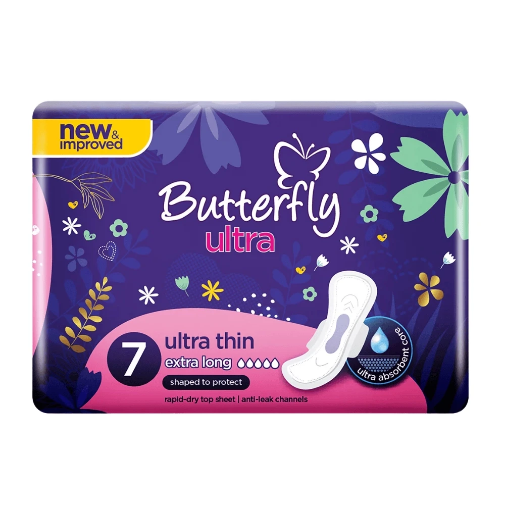 Butterfly Ultra Ultra Thin Extra Long Pads 7-Pads