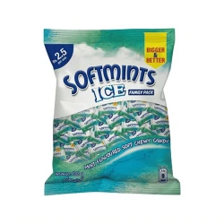 Cadbury Softmints Ice Mint Flavoured Soft Chewy Candy Mints Pouch 120gm