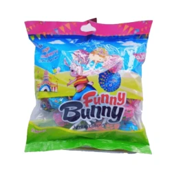Candyland Funny Bunny Jumbo Lollipop 25-Pcs Pouch