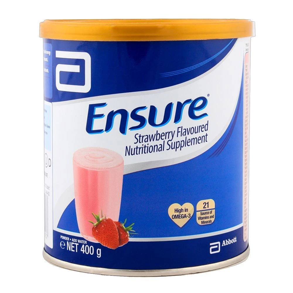 Ensure Nutritional Supplement Powder Strawberry Flavor 400gm