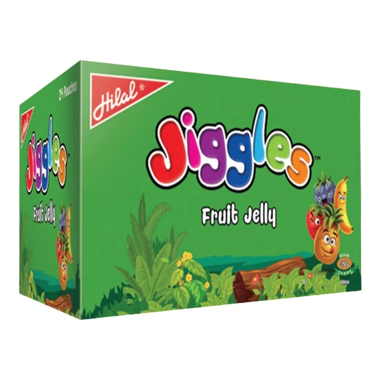 Hilal Jiggles Fruit Jelly 24 Pouches Box