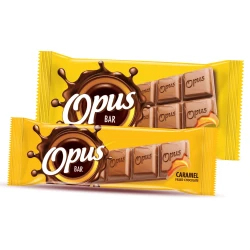 Giggly Opus Bar Filled With Caramel 12 Packs Box