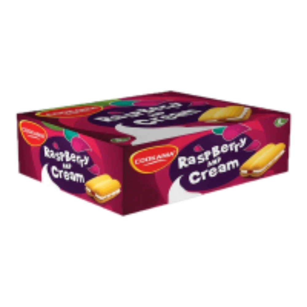 Cookania Raspberry and Cream Biscuits 6 Packs Box Rs 40