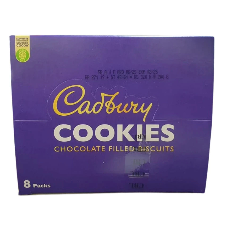 Cadbury Cookies Chocolate Filled Biscuits 8 Packs